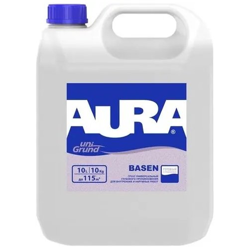 Грунт универсальный пропиточный глубокого проникновения Aura Аура Uni Grund Basen 10 л