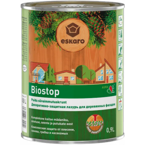 Грунт для дерева биозащитный Aura Аура Biostop 900 мл