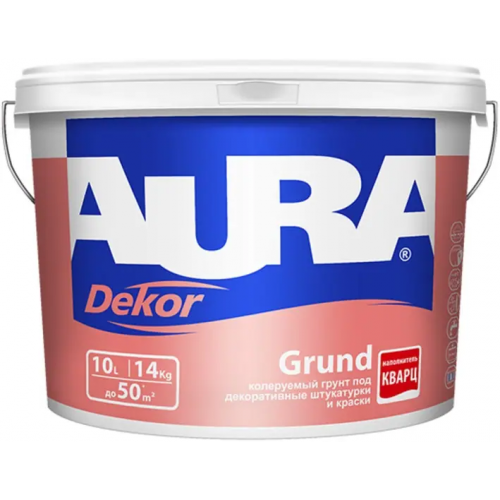 Колеруемый грунт под декоративные штукатурки и краски Aura Аура Dekor Grund 14 кг