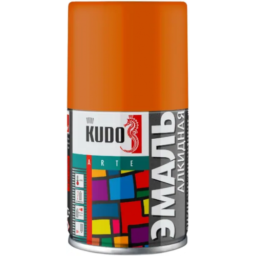 Эмаль алкидная Kudo Arte 140 мл оранжевая RAL 2004 глянцевая