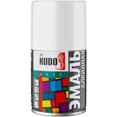 Эмаль алкидная Kudo Arte 140 мл белая RAL 9003 матовая