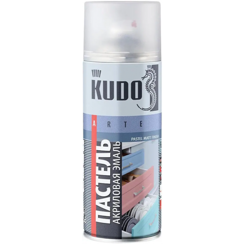 Эмаль акриловая пастель Kudo Arte Pastel Matt Finish 520 мл серая