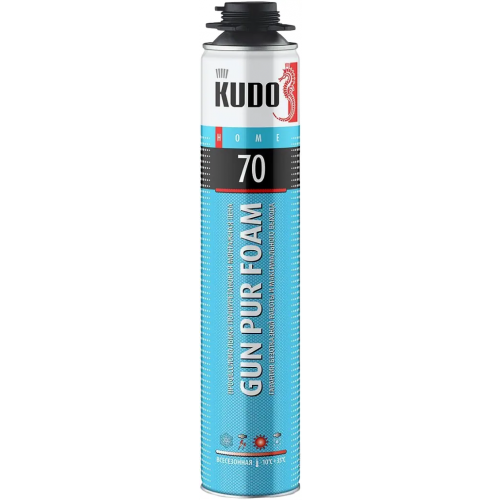 Профессиональная полиуретановая монтажная пена Kudo Home Gun Pur Foam 70 1 л