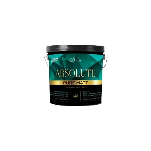 Краска интерьерная силиконовая Parade Deluxe Absolute Pure Matt 2.7 л белая