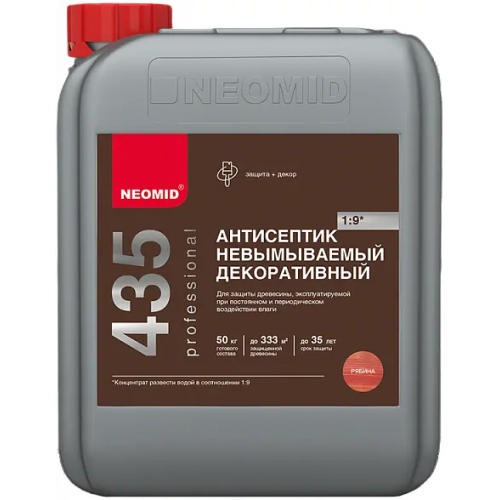 Антисептик невымываемый Неомид 435 5 л рябина