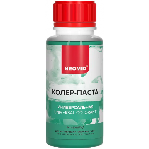 Колер паста универсальный Неомид Universal Colorant 100 мл изумруд