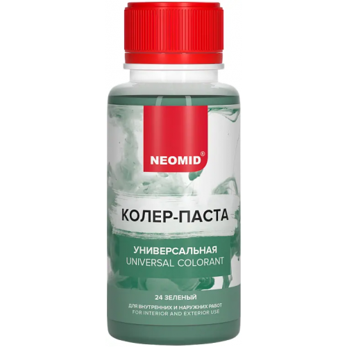 Колер паста универсальный Неомид Universal Colorant 100 мл зеленый