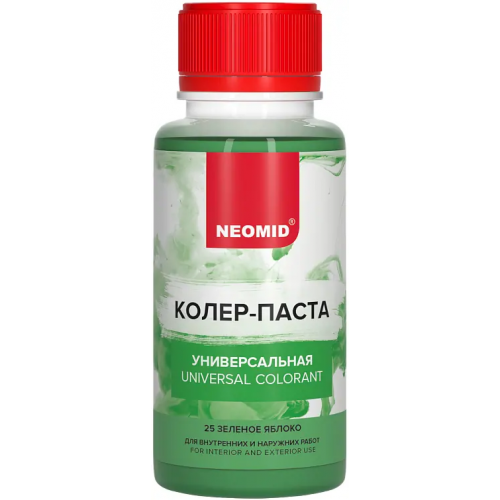 Колер паста универсальный Неомид Universal Colorant 100 мл зеленое яблоко