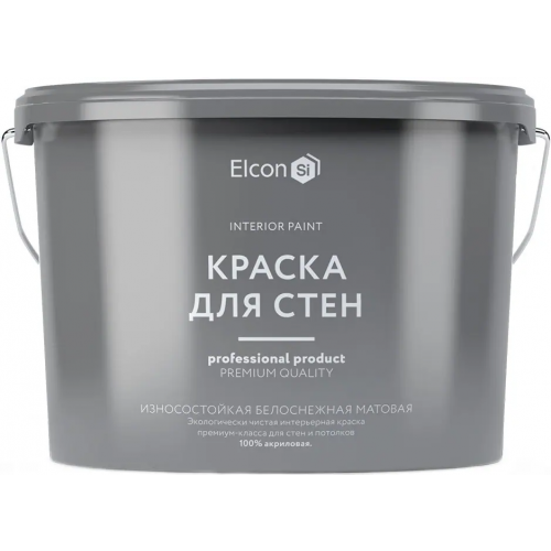 Краска для стен Elcon Interior Paint 2.5 л белая