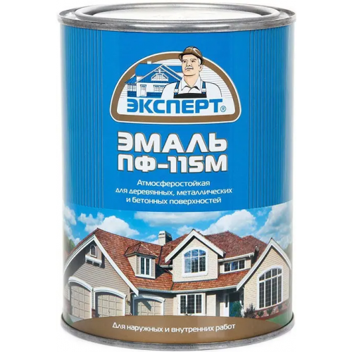 Эмаль алкидная Эксперт ПФ 115 Универсальная 800 г зеленая
