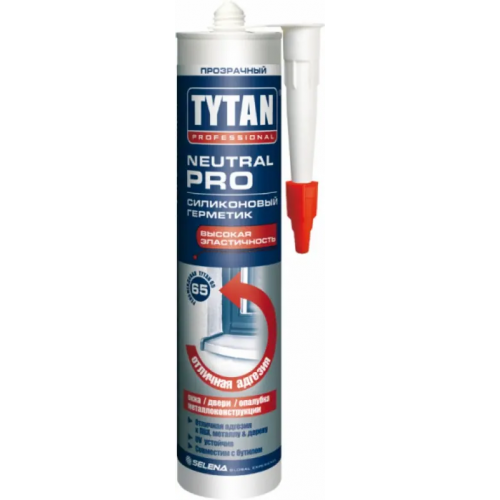 Силиконовый герметик Титан Professional Neutral Pro 280 мл бесцветный