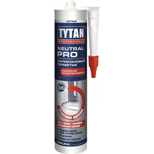 Силиконовый герметик Титан Professional Neutral Pro 280 мл белый