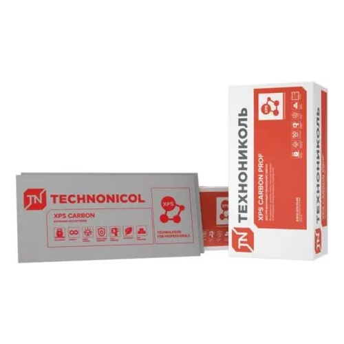 Экструзионный пенополистирол Технониколь XPS Carbon Prof №300 0.58*1.18 м/100 мм 28 35 кг/кв.м