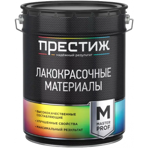 Грунт быстросохнущий Престиж Master Prof 15 минут 20 кг красно коричневый