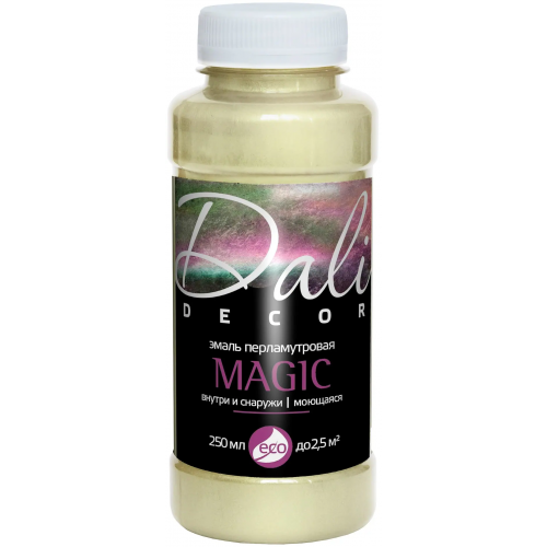 Эмаль перламутровая Dali Decor Magic 250 мл золотая