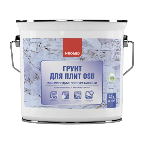 Грунт для плит OSB изолирующий полиуретановый Неомид 2.7 кг