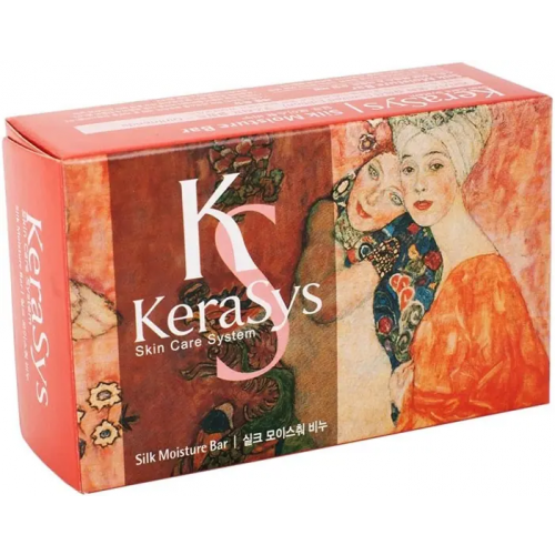 Мыло косметическое для сухой кожи Kerasys Skin Care System Silk Moisture Bar 100 г