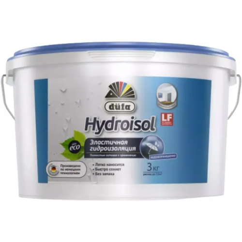 Эластичная гидроизоляция Dufa Hydroisol 3 кг