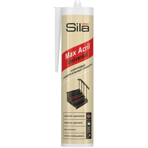 Акриловый универсальный герметик Sila Pro Max Acril Universal 290 мл