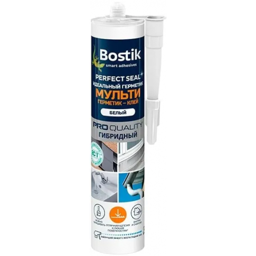 Герметик клей гибридный Bostik Perfect Seal Мульти 290 мл бесцветный