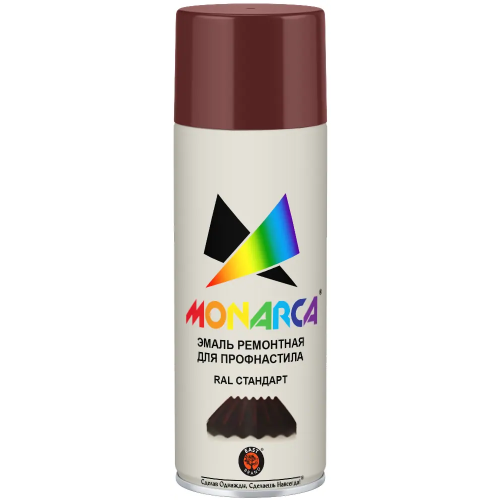 Эмаль ремонтная аэрозольная акриловая для профнастила East Brand Monarca 520 мл