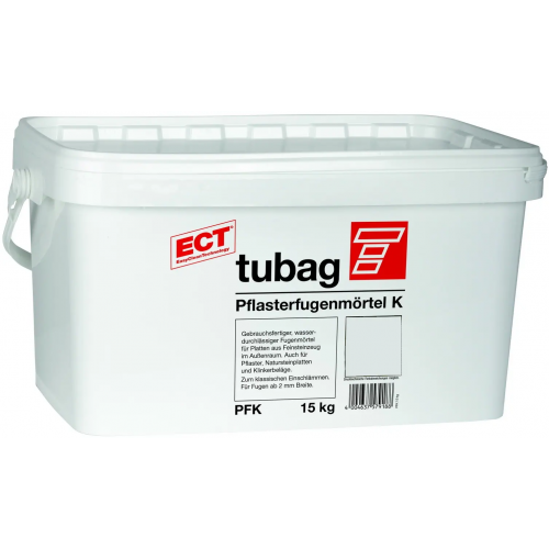 Раствор для заполнения швов брусчатки Tubag PFK 15 кг песочный