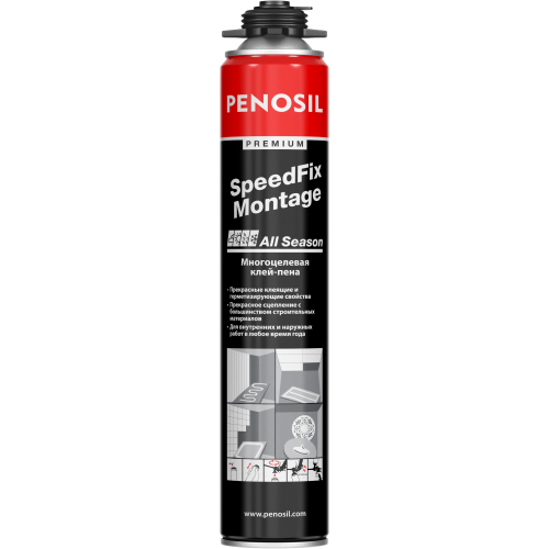 Многоцелевая клей пена Penosil Premium SpeedFix Montage All Season 750 мл