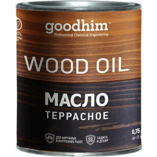 Масло террасное Goodhim Wood Oil 750 мл белое