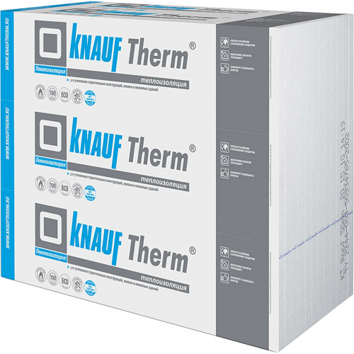 Пенополистирол Кнауф Терм Стена Pro 1*1 м/50 мм 12 кг/м3