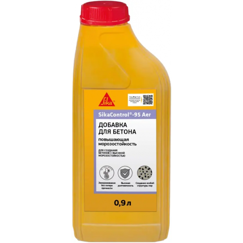 Воздухововлекающая добавка для бетонов и растворов Sika control 95 AER 900 мл