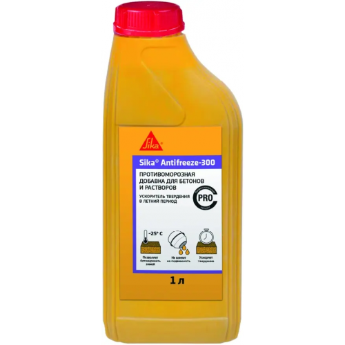 Высокоэффективная добавка для зимнего бетонирования Sika Antifreeze 300 1 л