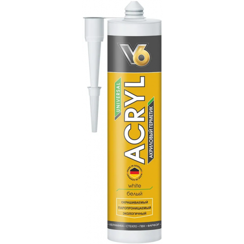 Герметик акриловый V6 Acryl 260 мл