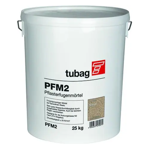 Водопроницаемый раствор для заполнения швов брусчатки Tubag PFM2 25 кг песочный