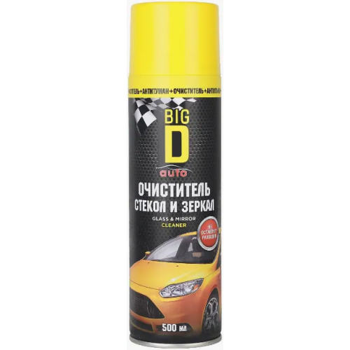 Очиститель стекол и зеркал Big D Glass & Mirroor Cleaner 500 мл