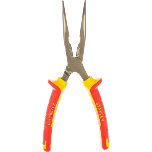 Плоскогубцы электрика с изогнутыми губками Stanley Fatmax Maxsteel VDE 1000V 200 мм