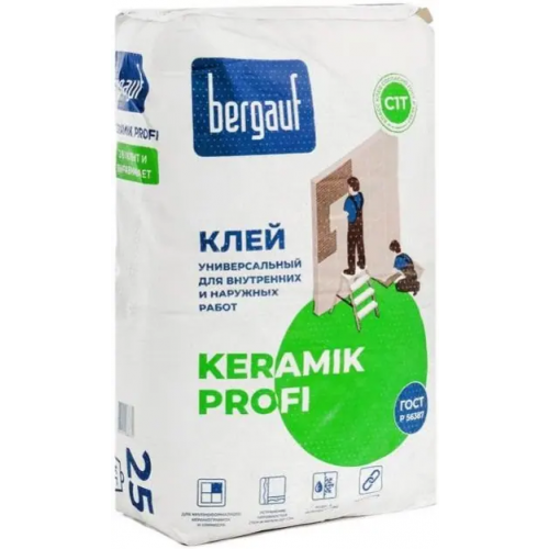 Универсальный плиточный клей Bergauf Keramik Profi 25 кг