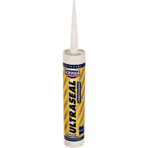 Герметик силиконовый универсальный Krass Ultraplus Ultraseal 260 мл бесцветный