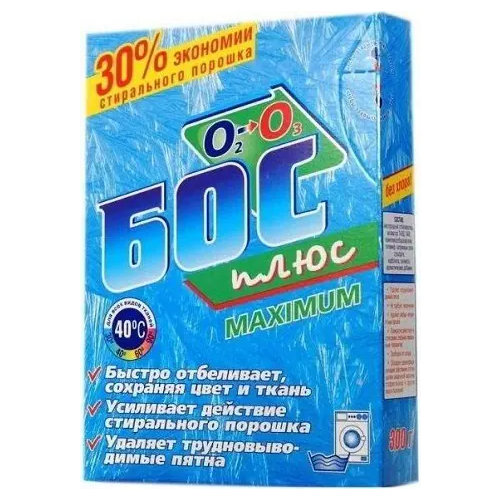 Отбеливатель порошоковый Аист Бос Плюс Maximum 300 г