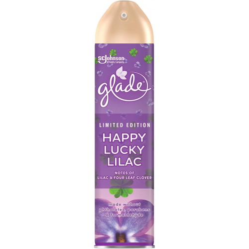 Освежитель воздуха аэрозоль Glade Happy Lucky Lilac 300 мл