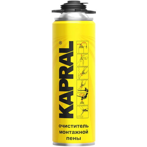 Очиститель монтажной пены Kapral 500 мл