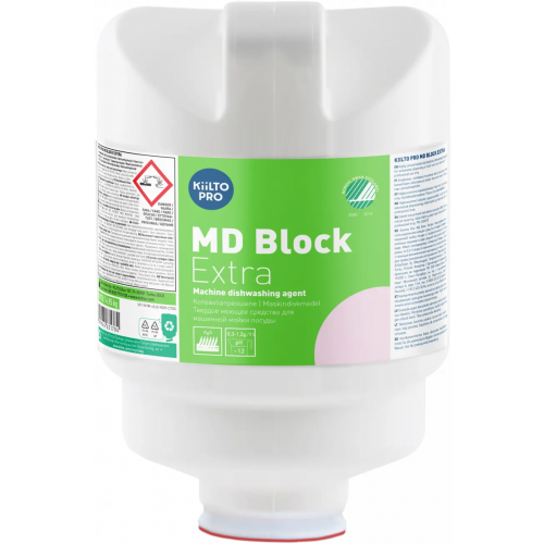 Твердое моющее средство для машинной мойки посуды Kiilto Pro MD Block Extra 4.95 кг