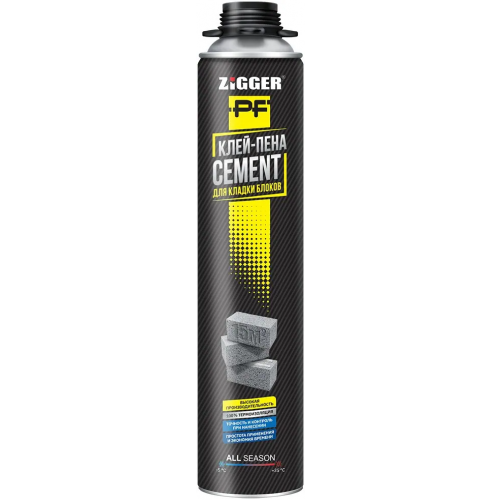 Клей пена профессиональная Zigger PF Cement 850 мл
