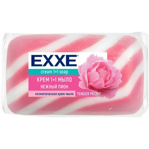 Крем мыло косметическое Exxe Aroma & Creamy Нежный Пион 80 г