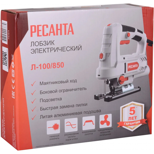 Лобзик электрический Ресанта Л 100/850 850 Вт