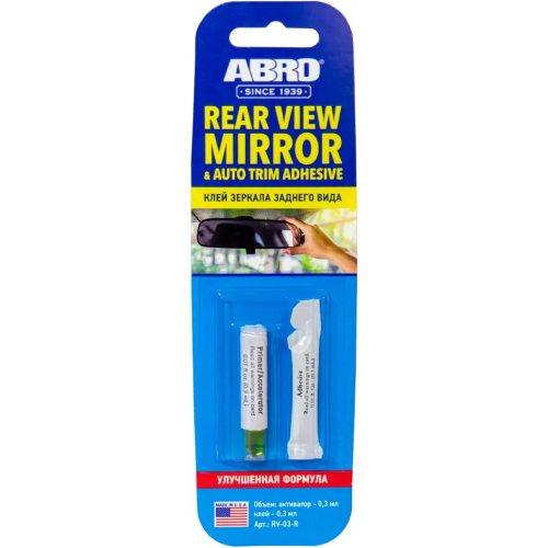 Клей зеркала заднего вида Abro Rear View Mirror & Auto Trim Adhesive 6 мл