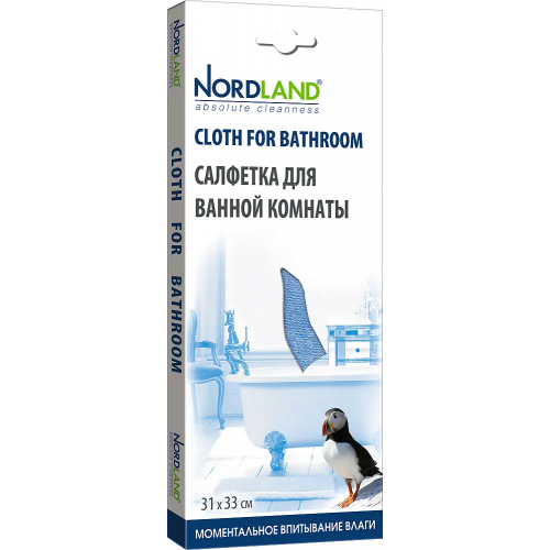 Салфетка для ванной комнаты Nordland Cloth for Bathroom 1 салфетка
