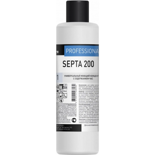 Универсальный моющий концентрат с содержанием ЧАС Pro-Brite Septa 200 1 л
