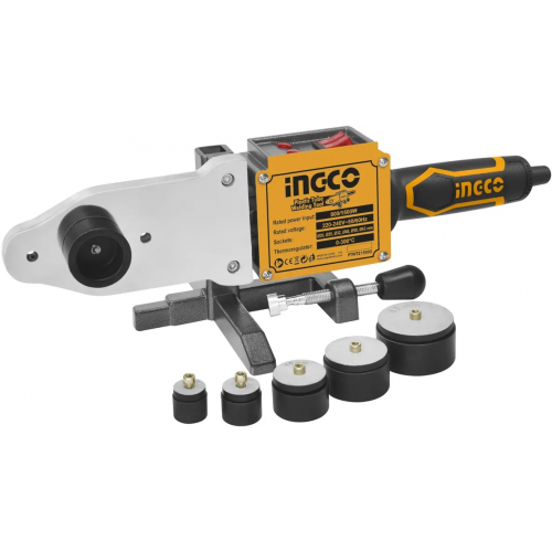 Аппарат для сварки пластиковых труб Ingco Industrial PTWT215002 800 1500 Вт
