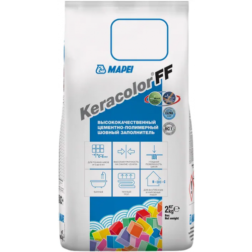 Затирка швов Mapei Keracolor FF 2 кг №103 белая луна
