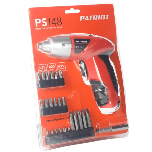 Отвертка аккумуляторная Патриот PS 148 4.8 В